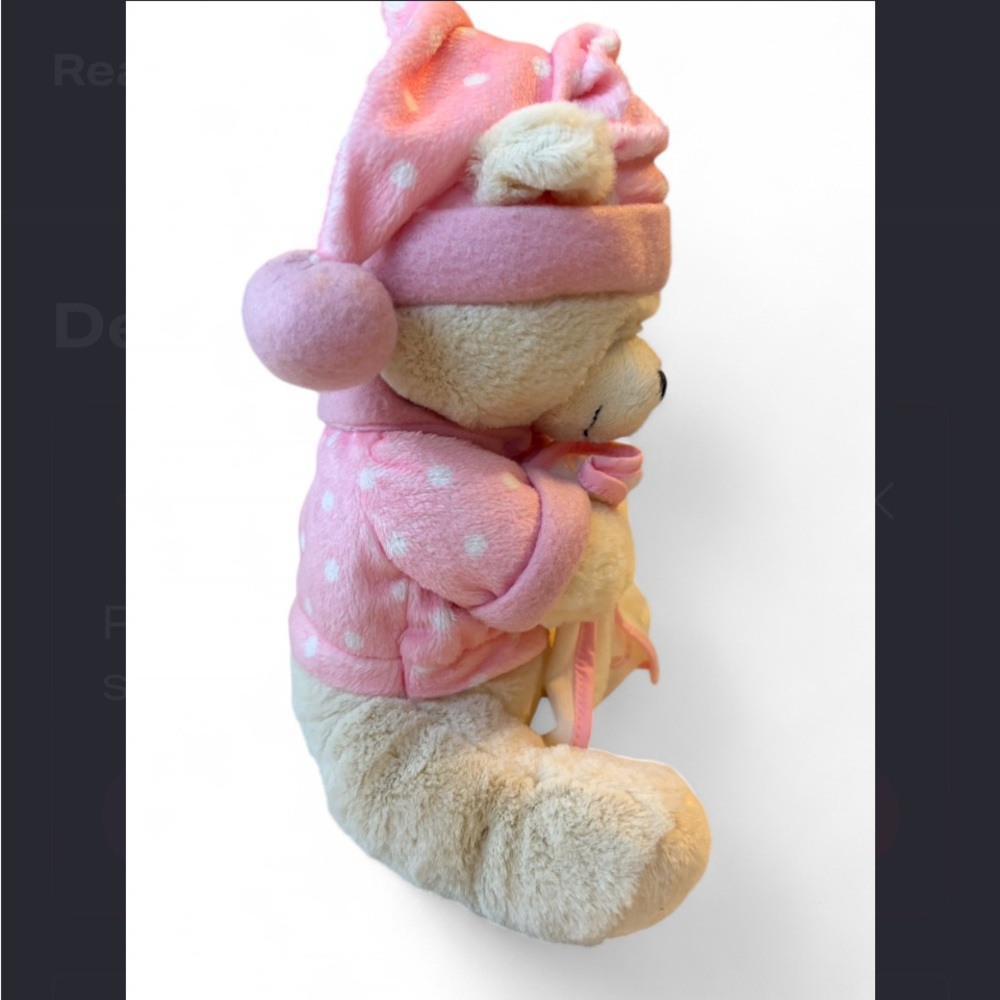 Hugfun "My First Bear" plush lovey, designed for babies - Picture 3 of 5